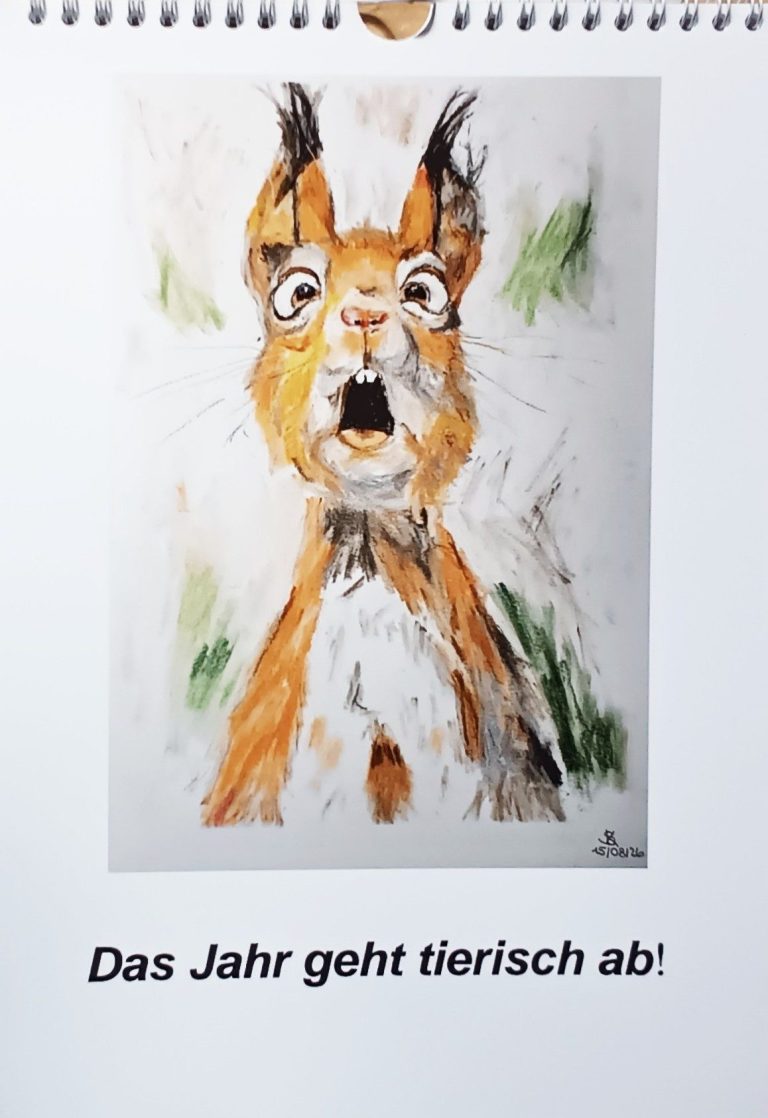 Titelbild Eichhörnchen Kalender Titelbild